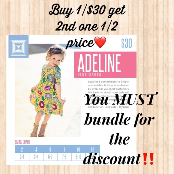 💕🍭🎠 Adorable LulaRoe Adeline🌸💕see ALL pics ⬇️ - Picture 4 of 5